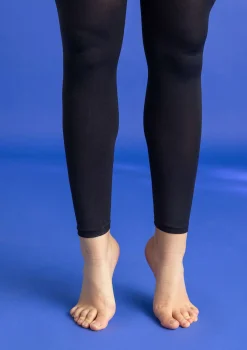 Enfärgade leggings i återvunnen polyamid
