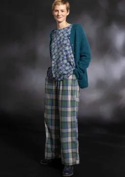 Vävd pyjamasbyxa "Skagen" i ekologisk bomull